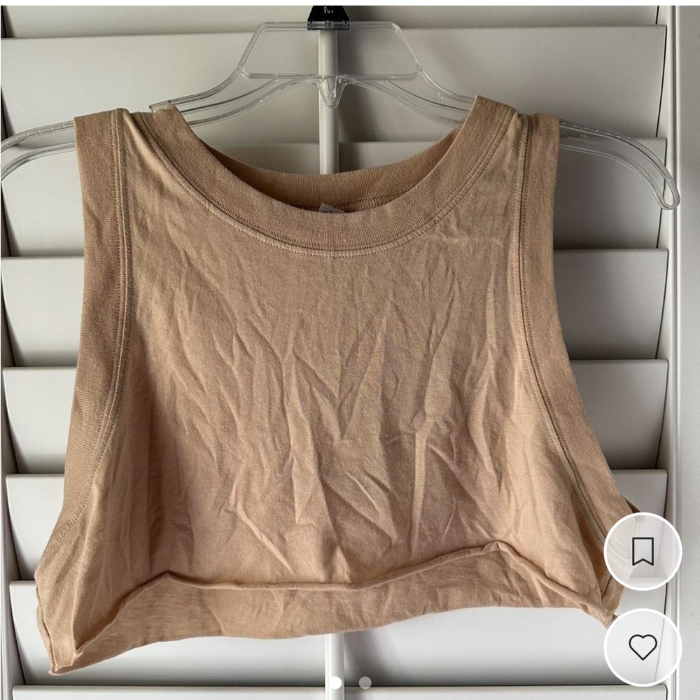 Tan Alo Cropped Top